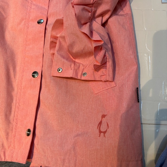 US 9-10 Gosoaky Ruffled Outproof Jacket - Picture 4 of 9